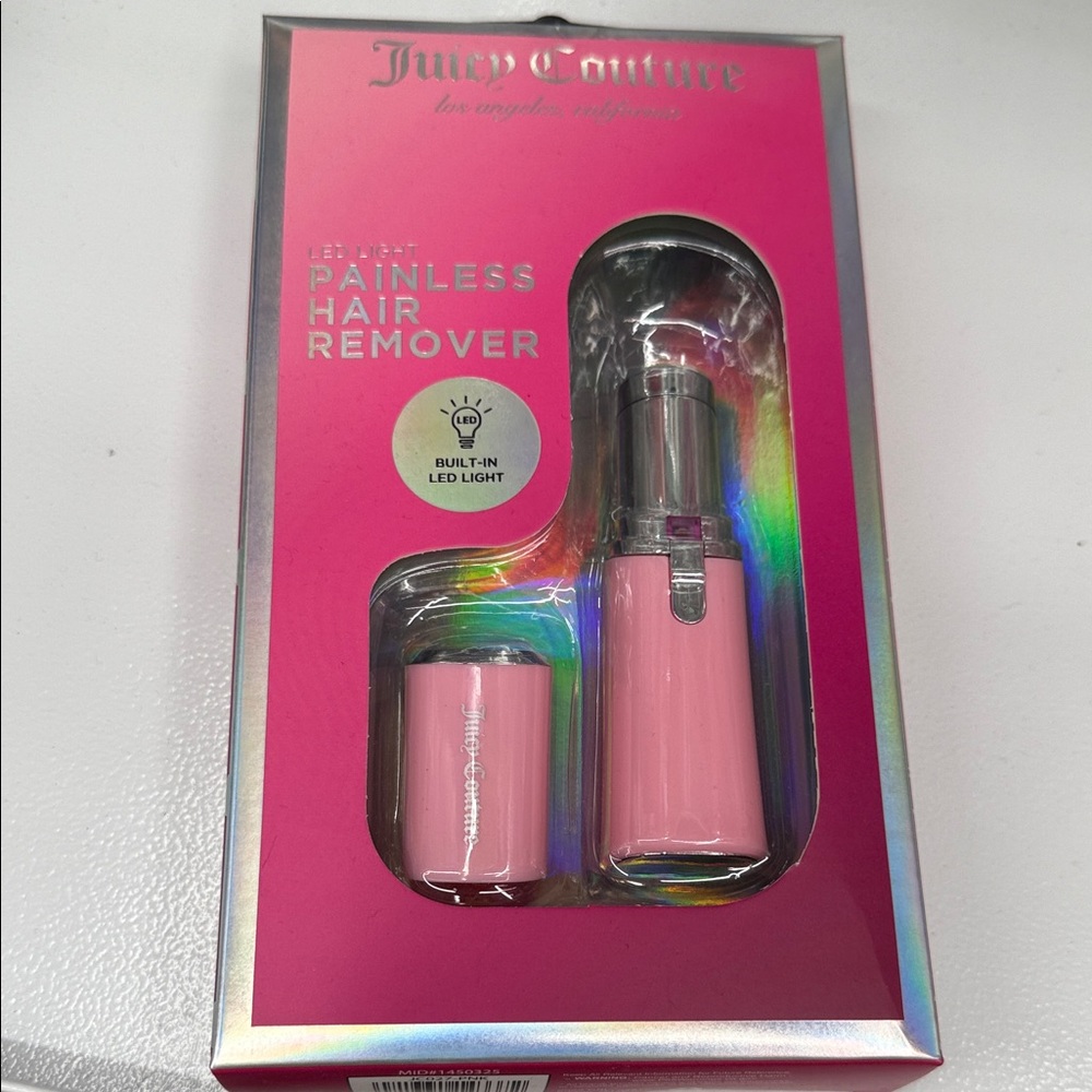 Juicy Couture Pink Hair Remover with LED Light